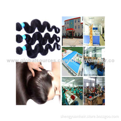 Malaysian Virgin Body Wave 100% Human Hair Extension, 3pcs/Lot, Unprocessed
